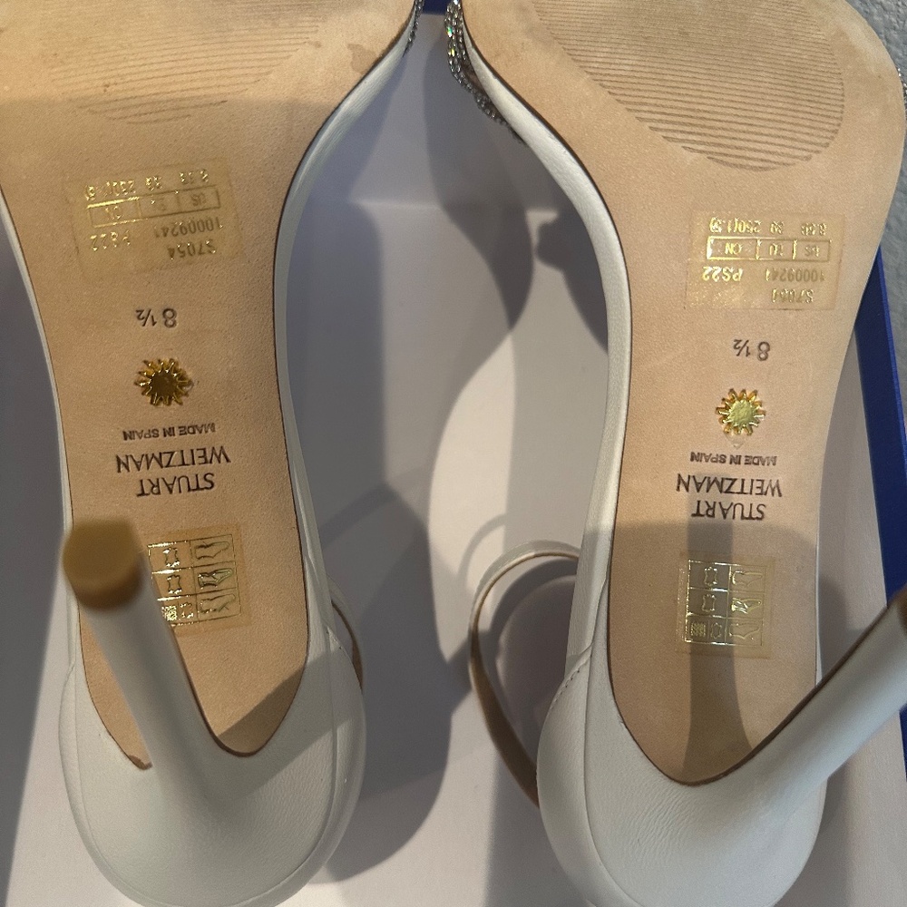 Stuart Weitzman Nudistcurve 100 Highshine Sandal - Picture 2 of 6